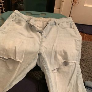 Plus size jeans